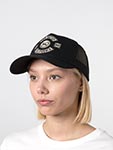 Бейсболка VON DUTCH арт. VD/0/CAS1/BIK/BLA  (черный)